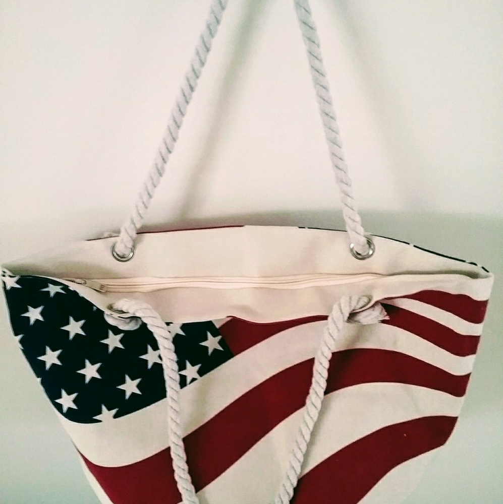 🔥LAST ONE!!🔥🌴NEW!🌴CANVAS BEACH/TOTE BAG🌴 - Picture 4 of 6